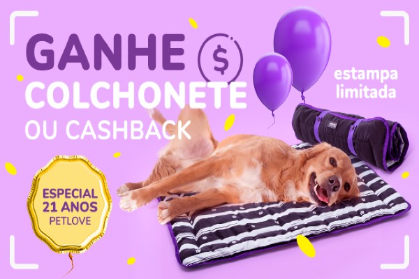 Aniversário Petlove: colchonete exclusivo de brinde!