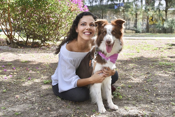 Conheça Zoé, a primeira Border Collie cão-guia do Brasil