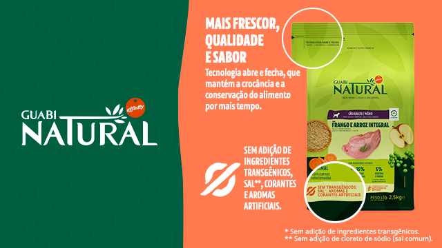 Guabi Natural: conceito de alimentação natural