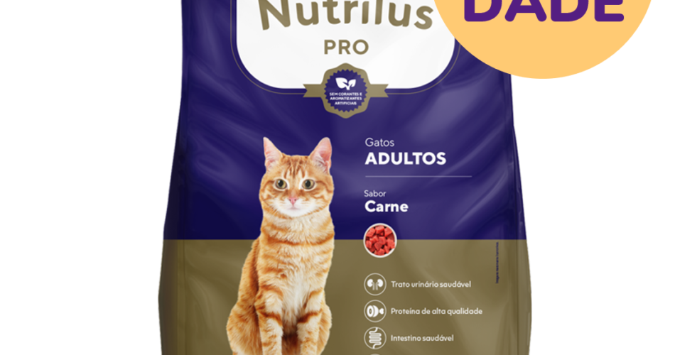 Novidade: Ração Nutrilus para gatos adultos