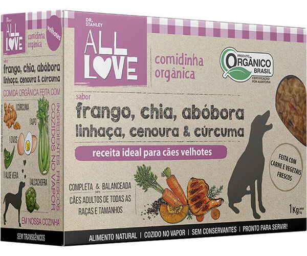 Comida All Love Frango para cães velhotes (review)